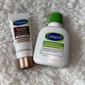 Cetaphil Moisturizing Lotion & Healthy Renew Night Cream Sample Bundle